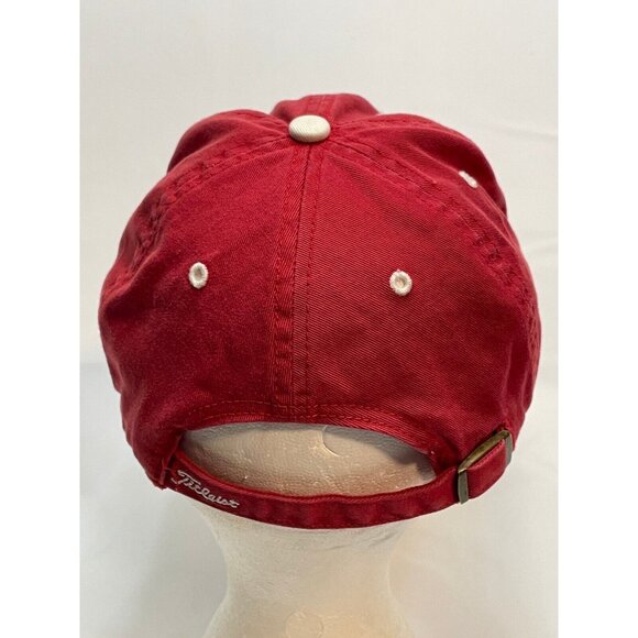 MLB Washington Nationals Baseball Titleist Golf hat cap 7" strap back red - Picture 3 of 8